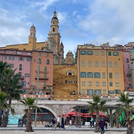 Studio Rue Pietonne Proche Plage Menton Exterior foto