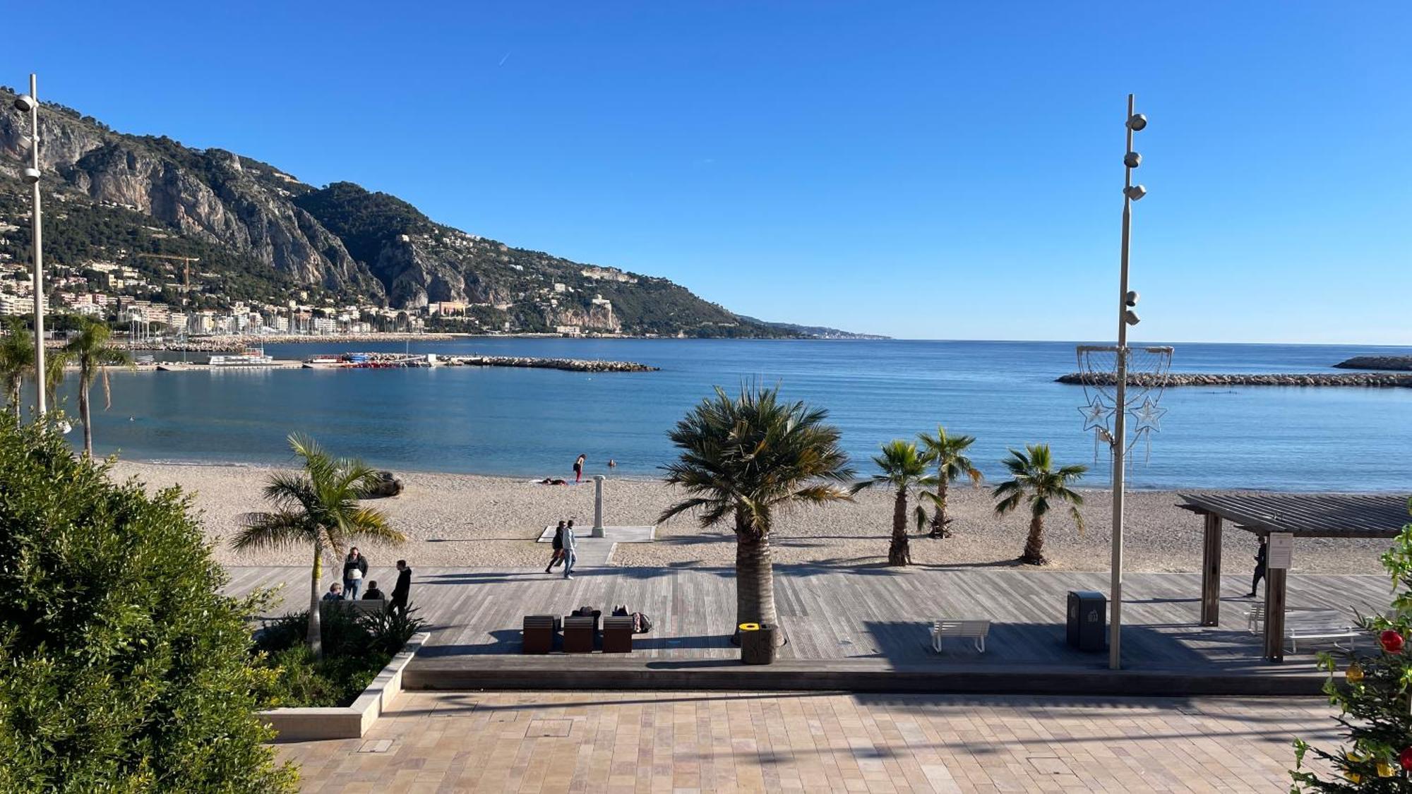 Studio Rue Pietonne Proche Plage Menton Exterior foto